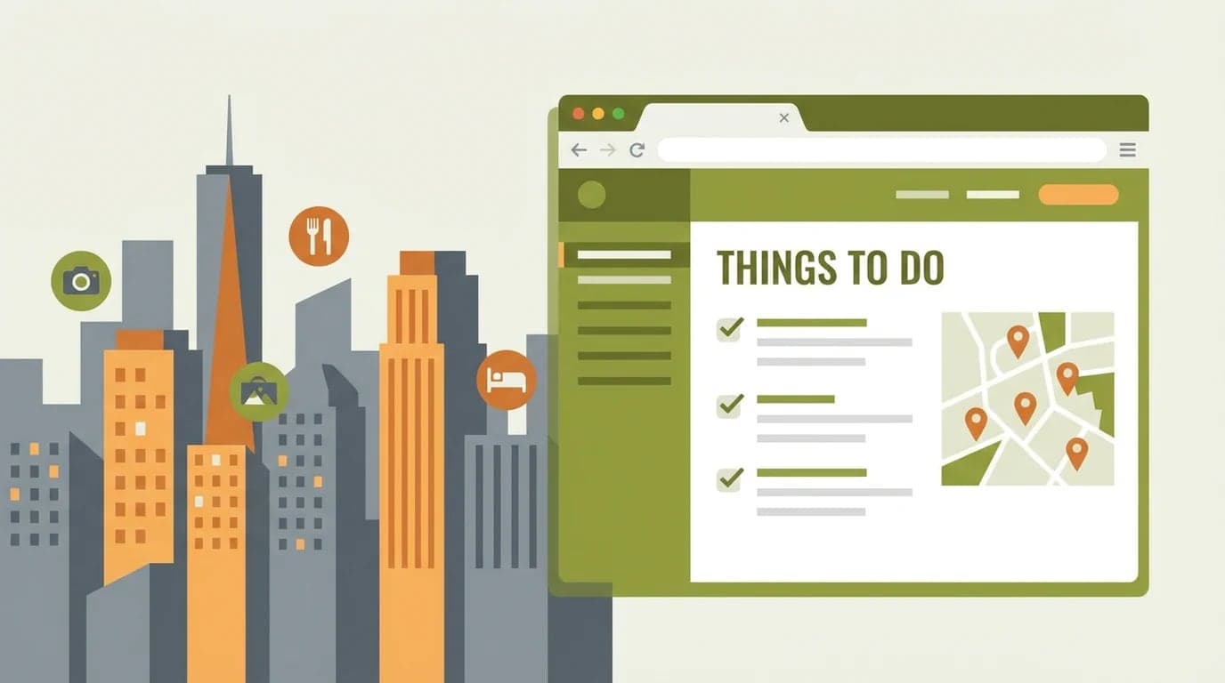 Destination Guides - Travel programmatic SEO example